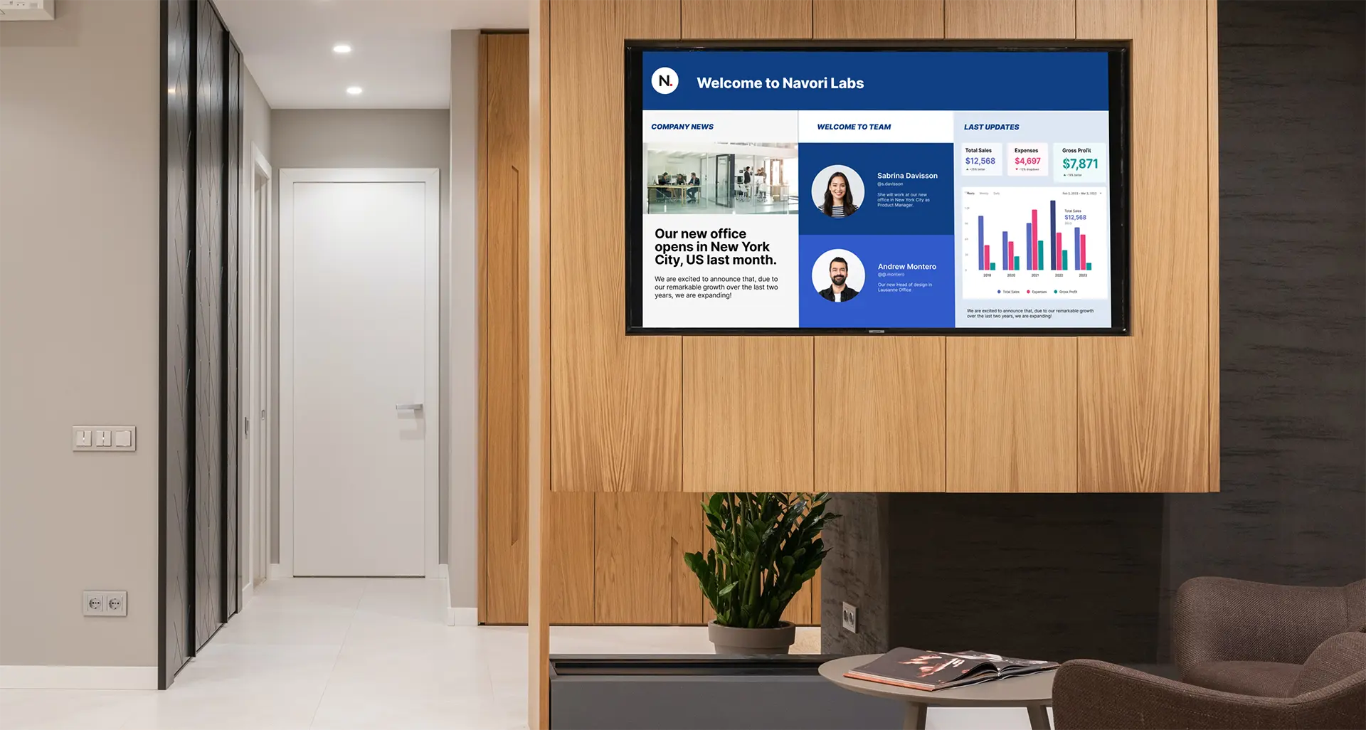 Infotainment-Screen-Waiting-Room-Corporate-Banner