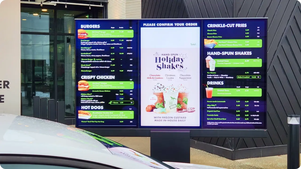 Navori's Data-Driven Menus Boards Solutions 