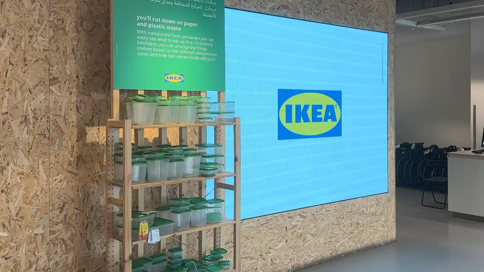 Ikea LED Screen Indoor Powered by Navori